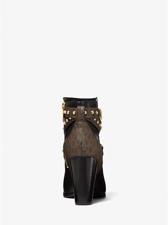 Michael Kors Kincaid Studded Logo Trim Ankle Boot 4
