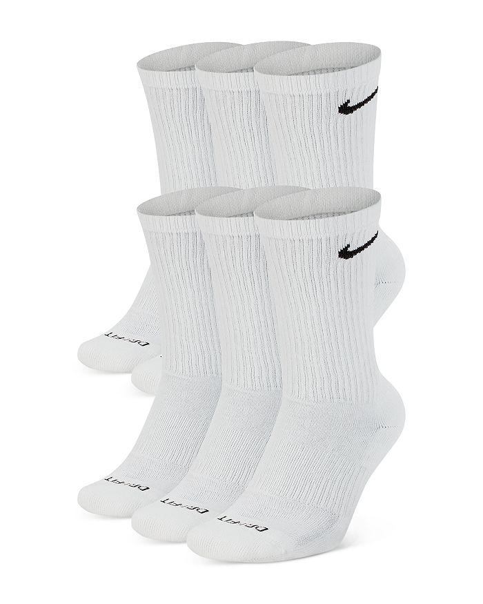 NIKE Everyday Plus Cushioned Training Crew Socks, Pack of 6