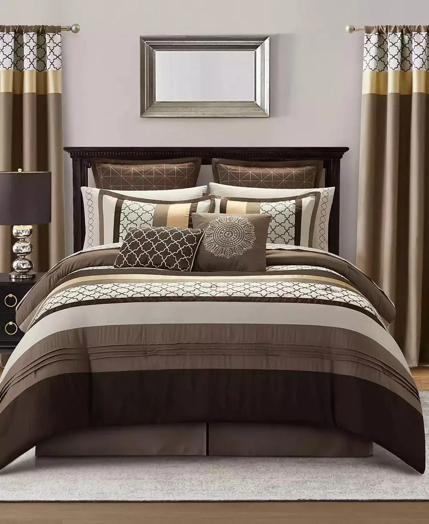 Stratford Park Avalon Geometric 16-Pc. Comforter Set 1