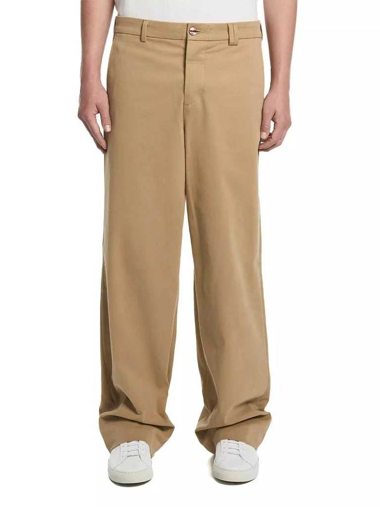 Vayder Stretch-Cotton Wide-Leg Chino Pants 1
