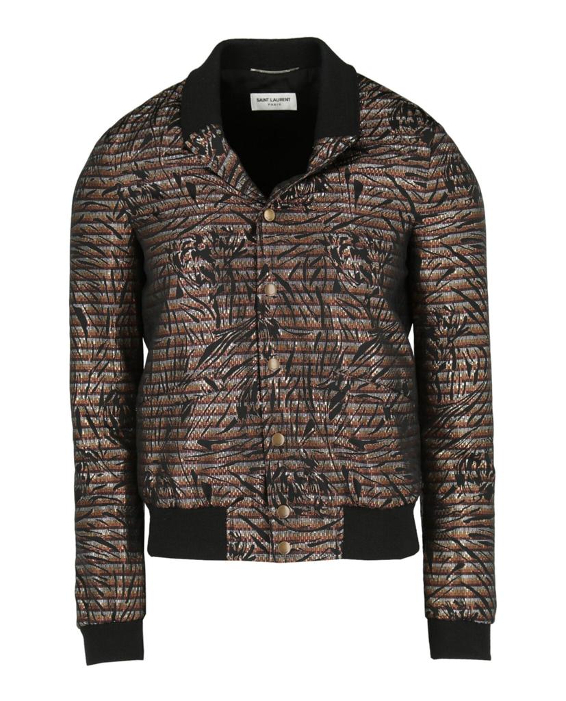 Yves Saint Laurent Metallic Varsity Jacket
