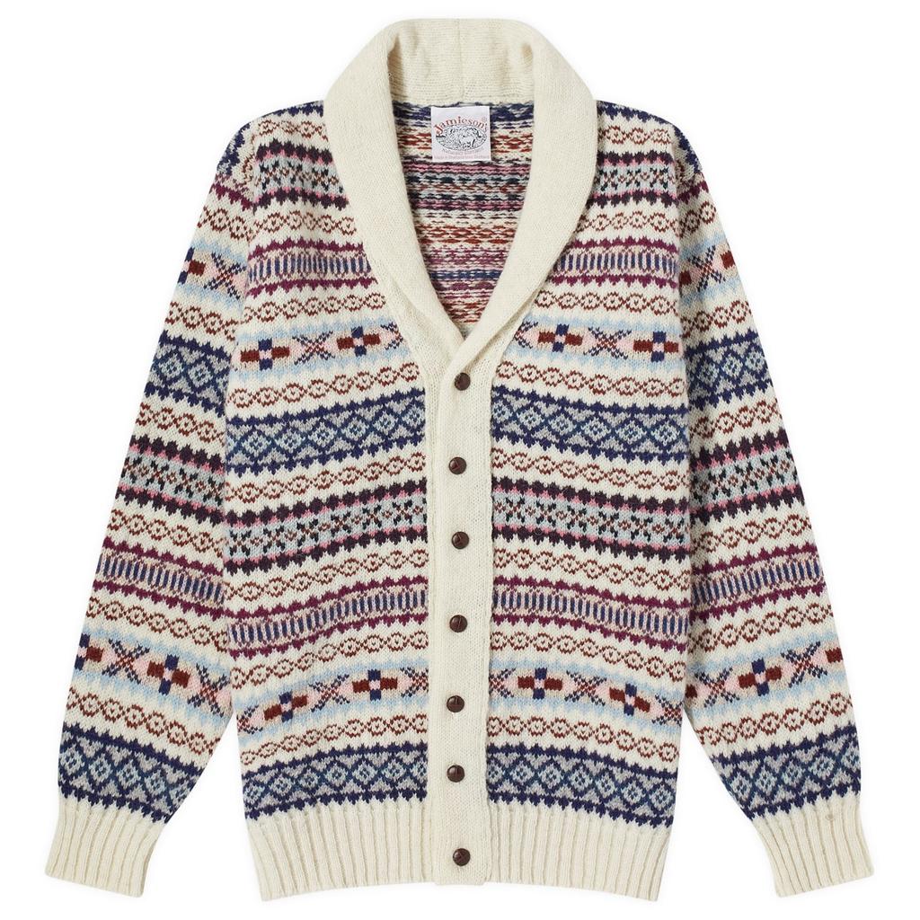 Jamiesons of Shetland Jamieson's of Shetland Fair Isle Shawl Collar Cardigan