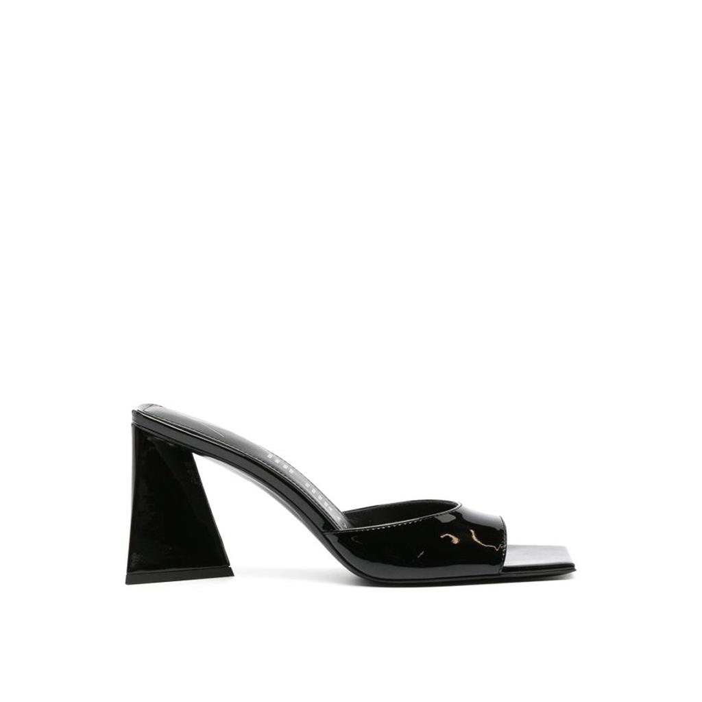 La Sélection Créateurs Sandales The Attico Mini Devon 85 Leather - Black - Femme