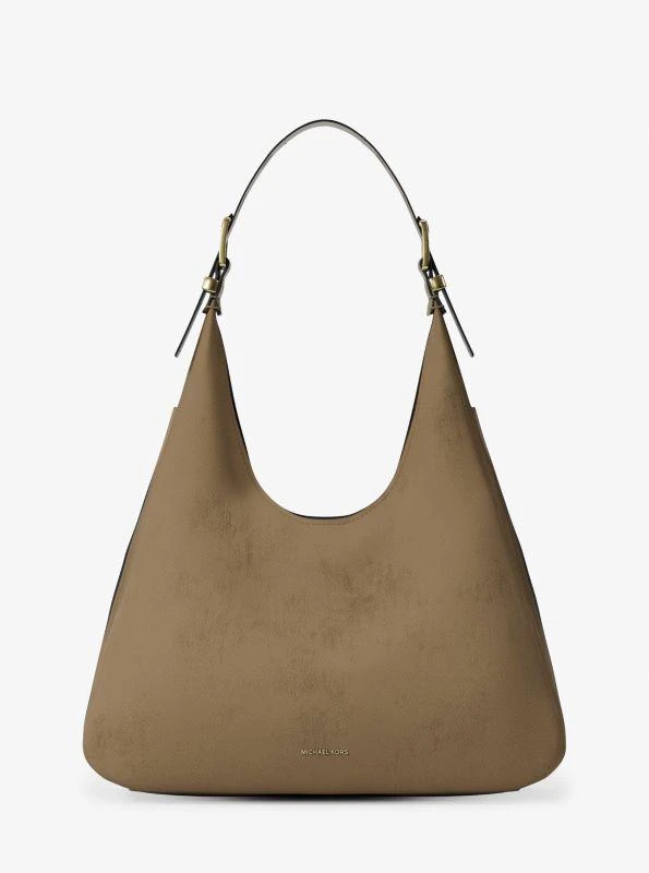 Michael Kors Nolita Large Nubuck Hobo Shoulder Bag 1