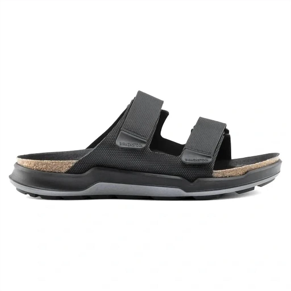 Birkenstock Men
s Atacama Cork Footbed Sandals In Black