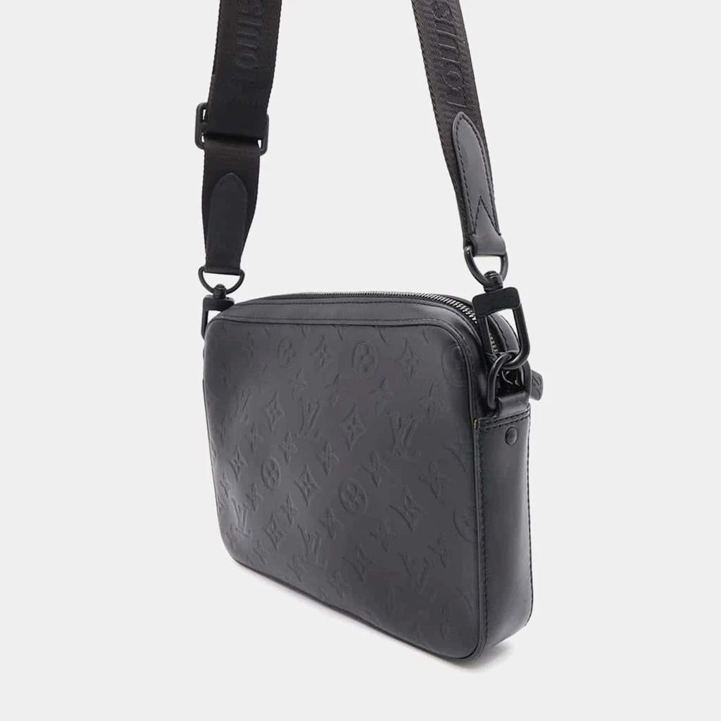 Louis Vuitton Louis Vuitton Noir Monogram Shadow Duo Messenger Bag 3