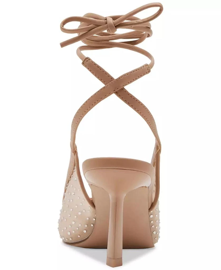 Madden Girl Brigitte-R Rhinestone Pointed-Toe Lace-Up Pumps 3