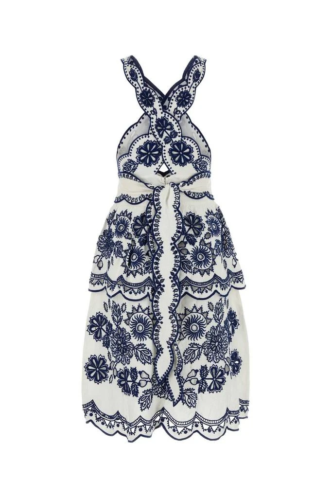 Farm Rio Farm Rio Embroidered Midi Dress 2
