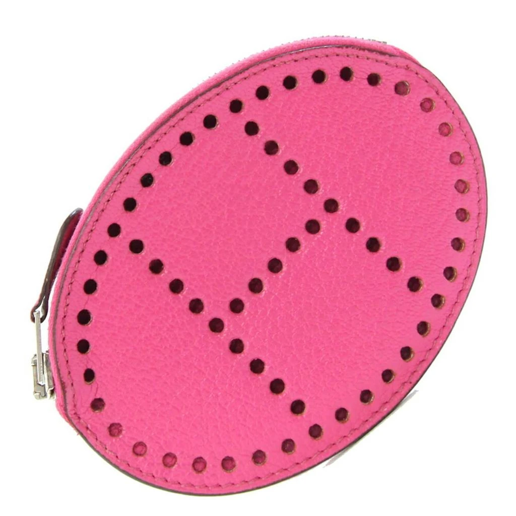 Hermes pink Tyrien Chevre Leather Coin Purse/Coin Case (Pre-Owned)