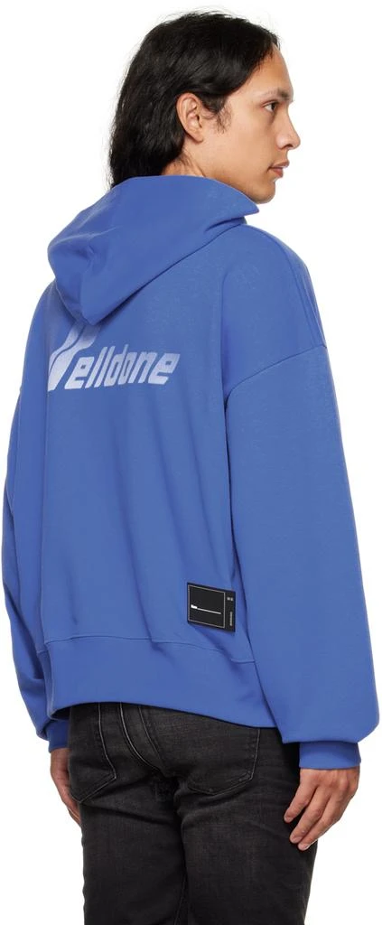We11done Blue Lettering Symbol Hoodie 3