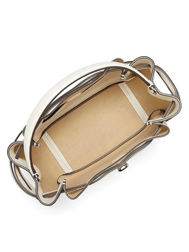 Tory Burch Romy Pebbled Leather Bucket Bag 4