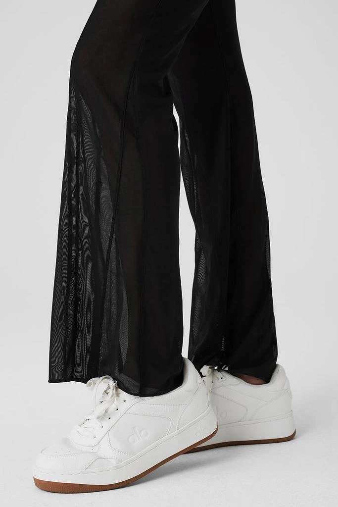 Alo Mesh High-Waist Flicker Pant - Black 4