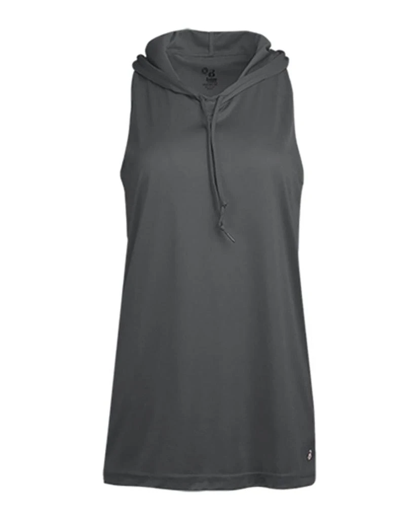 Badger Women's B-Core Racerback Hooded Tank Top 6