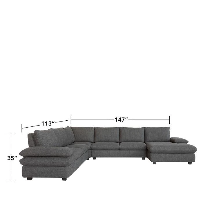 Chateau d'Ax Mason 4-Piece Sectional 2