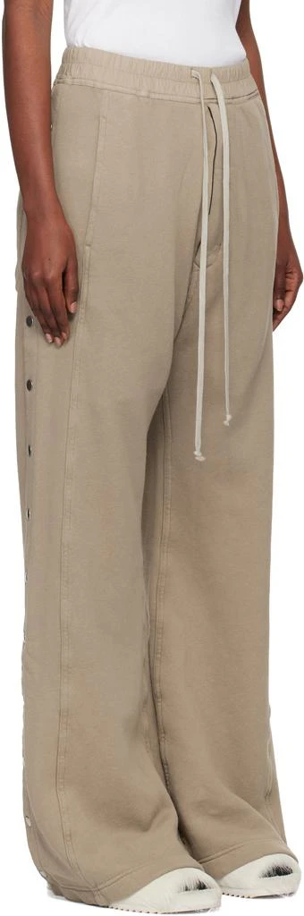 Rick Owens Taupe Concordians Pusher Sweatpants 2