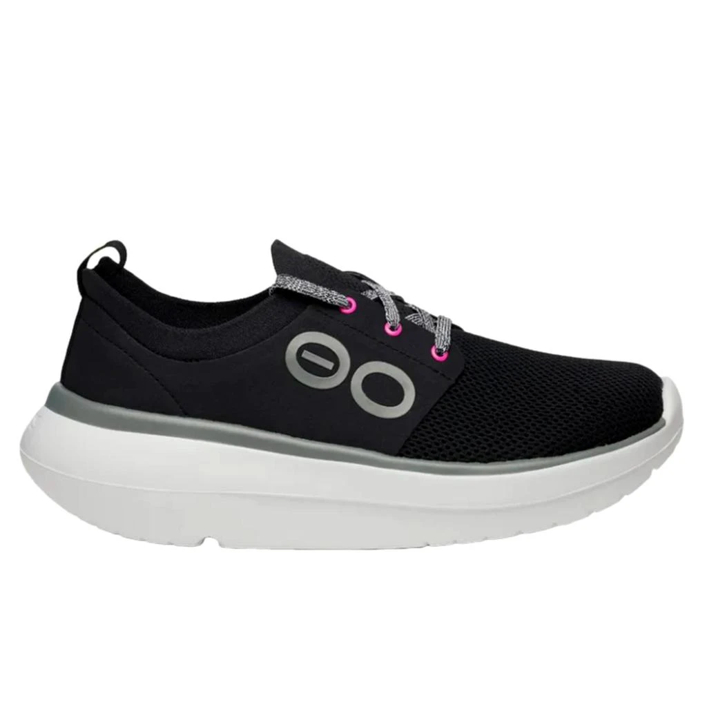 OOFOS OOMY Stride White / Black  5077-WHTBLK Women
s