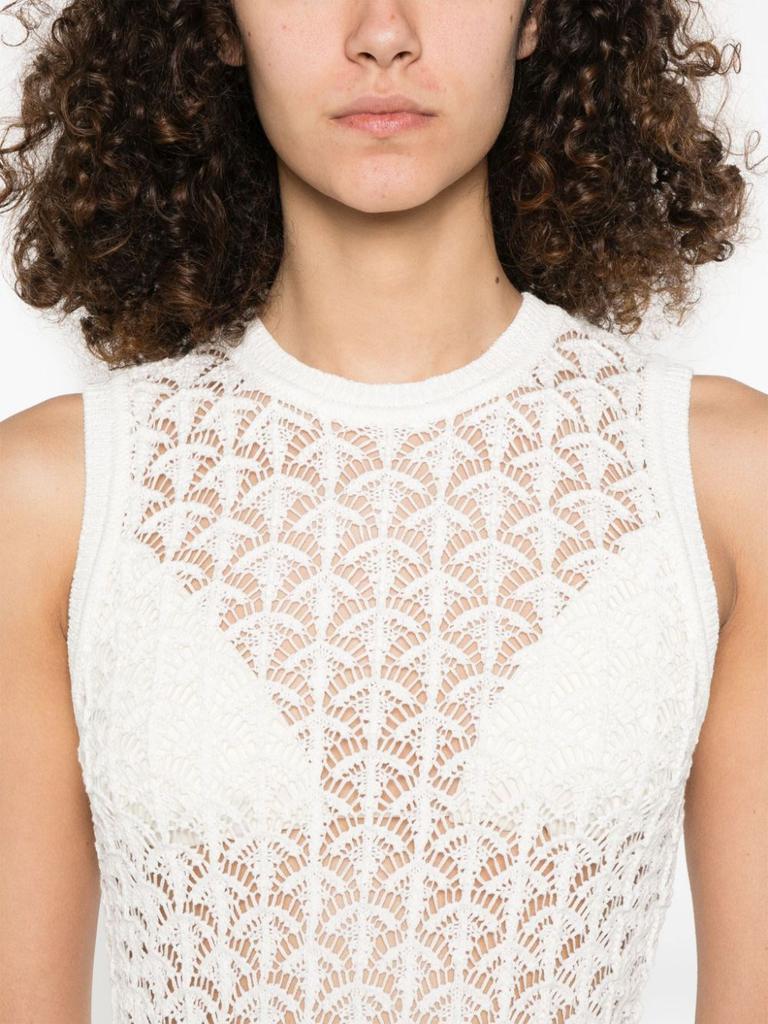 Tシャツ・カットソー ZIMMERMANN WYLIE COTTON CROP TOP Zimmermann ZIMMERMANN - Wylie Cotton Crop Top - Shirts