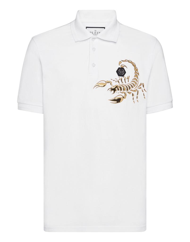 Philipp Plein Slim Fit Polo Shirt Scorpion