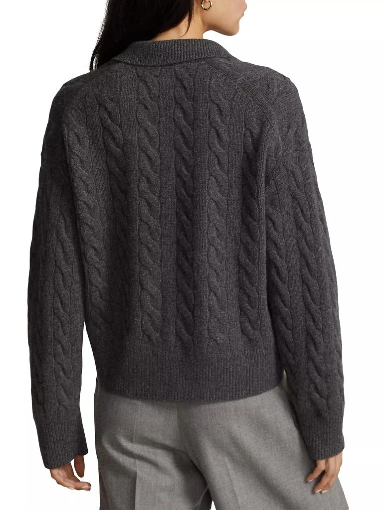 Polo Ralph Lauren Wool-Blend Cable-Knit Polo Sweater 7