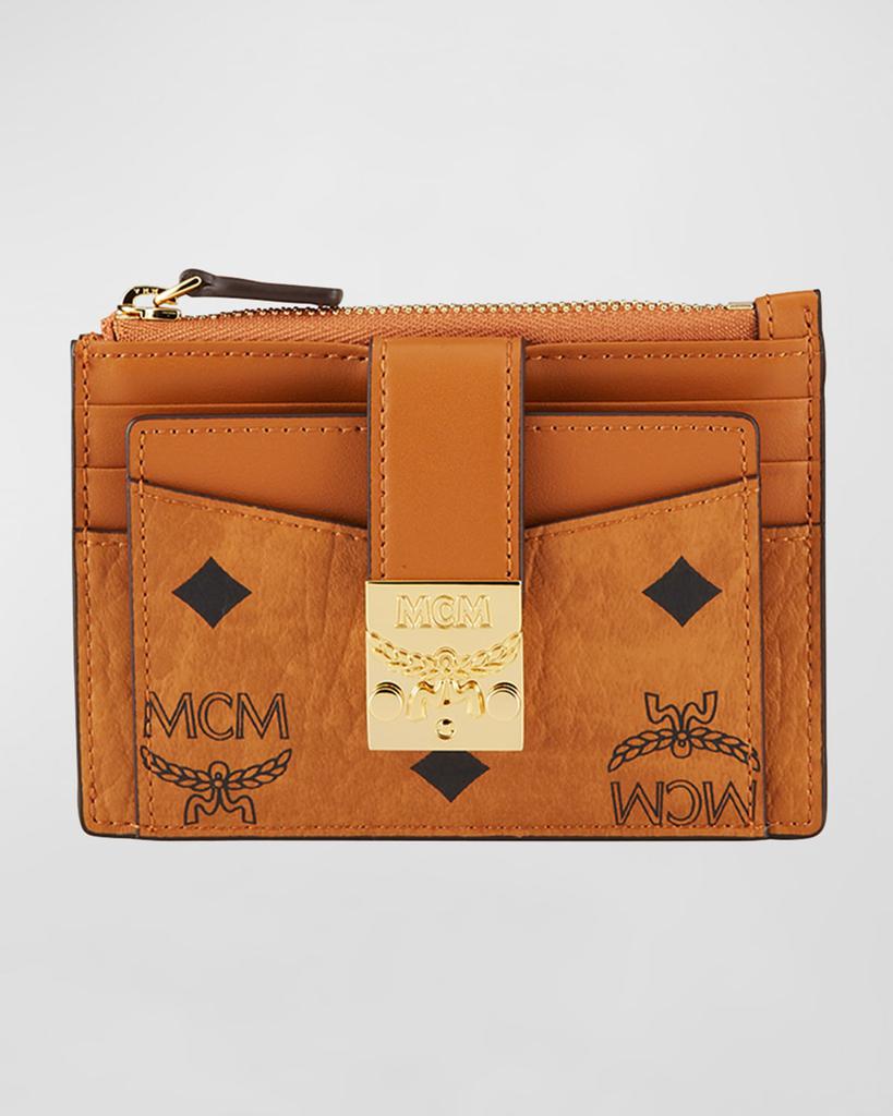 [MCM]★韓国人気★Aren Embossed Monogram Leather Card Case MCM Aren Zip Card Case in Embossed Monogram Leather - Bags