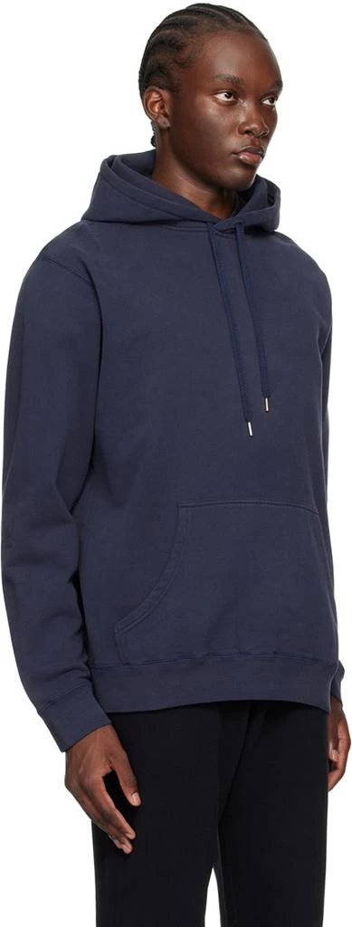 Sunspel Navy Loopback Hoodie 2