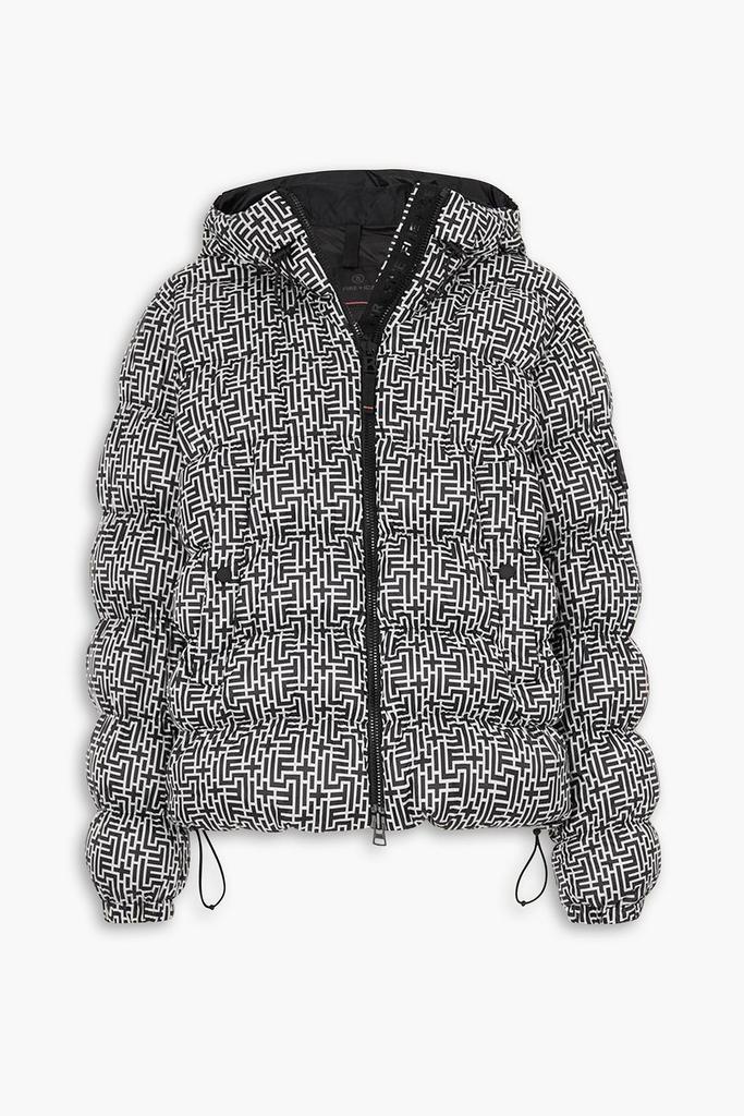 Bogner Fire + Ice Rosetta hooded quilted printed ski jacket