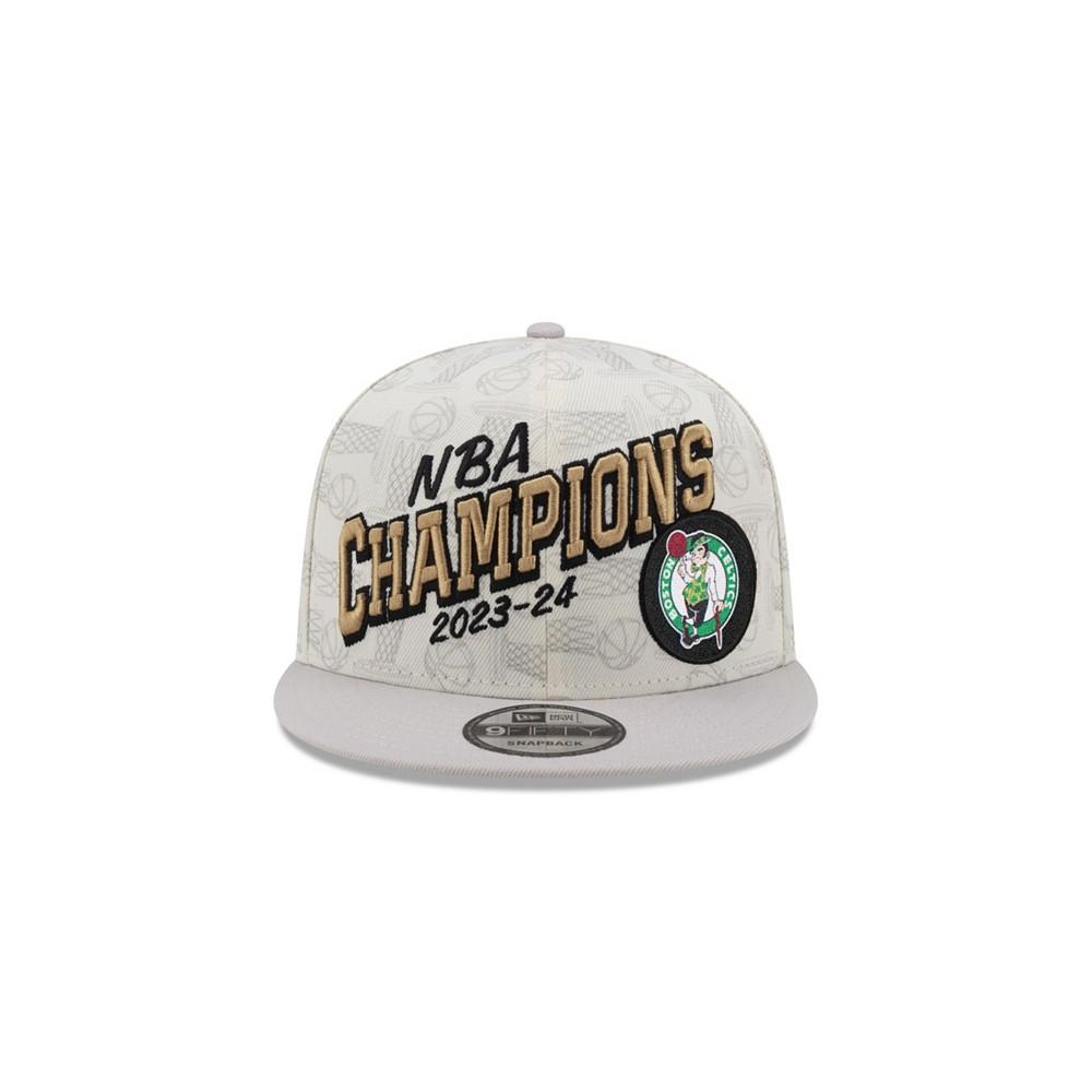 New Era Men's Boston Celtics 2024 NBA Finals Champions Locker Room 9FIFTY Snapback Hat