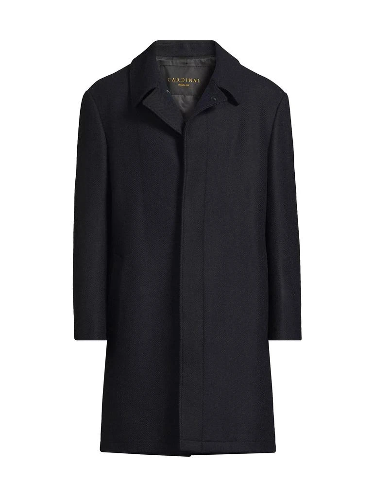 Cardinal of Canada Platinum Herringbone Wool-Blend Coat 1