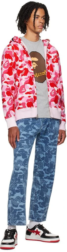Bape Black & Red Sta #3 Sneakers 5