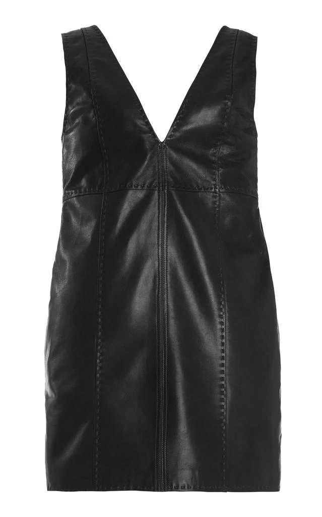 Ulla Johnson Ulla Johnson - Marta Leather Mini Dress - Black - US 6 - Moda Operandi 1
