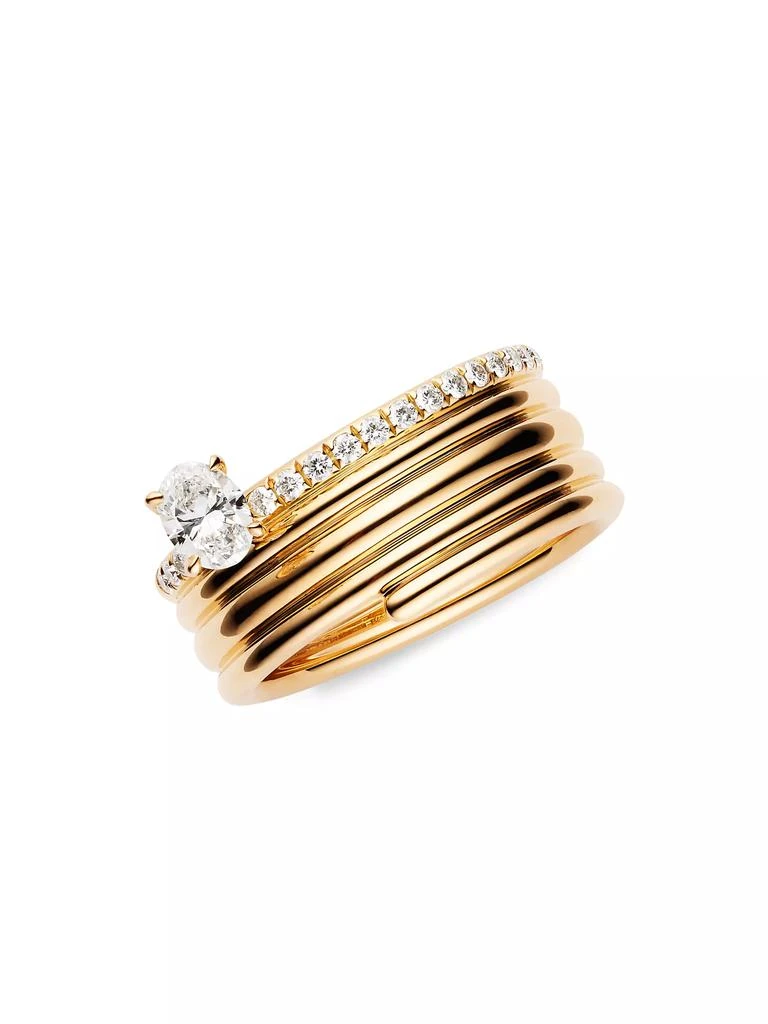 Repossi Blast 18K Rose Gold & Diamond Ring 1