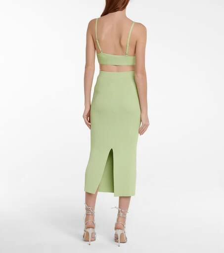 Jonathan Simkhai Linden ribbed-knit bralette 3