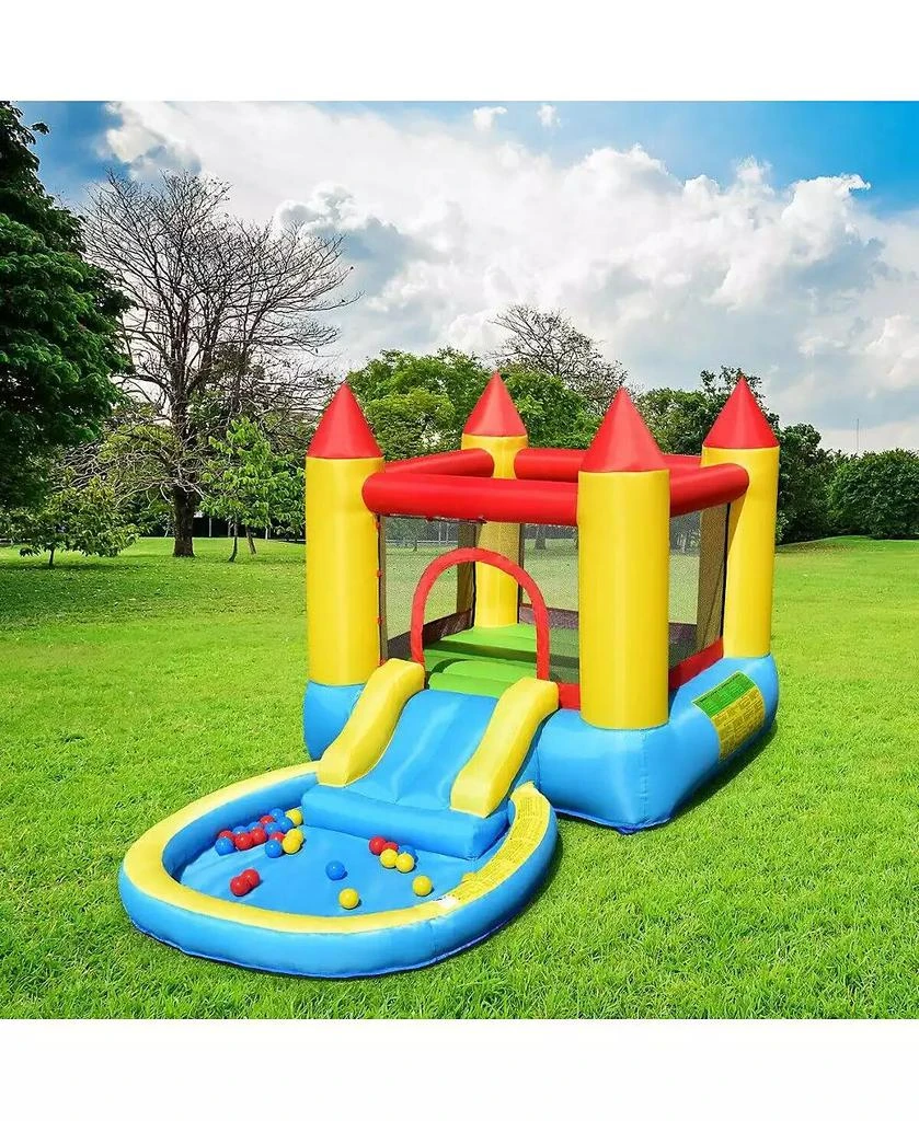 GOUUN Kids Inflatable Bounce House Castle with Balls Pool and Bag 5