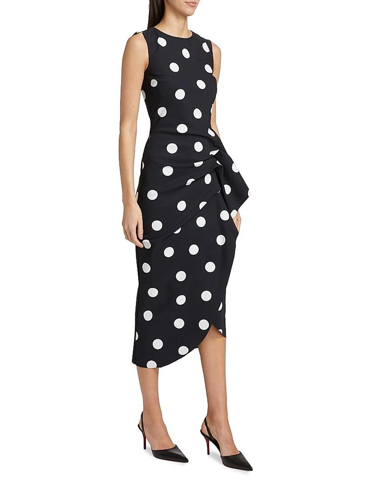 Chiara Boni Wang Polka Dot Cocktail Dress 4