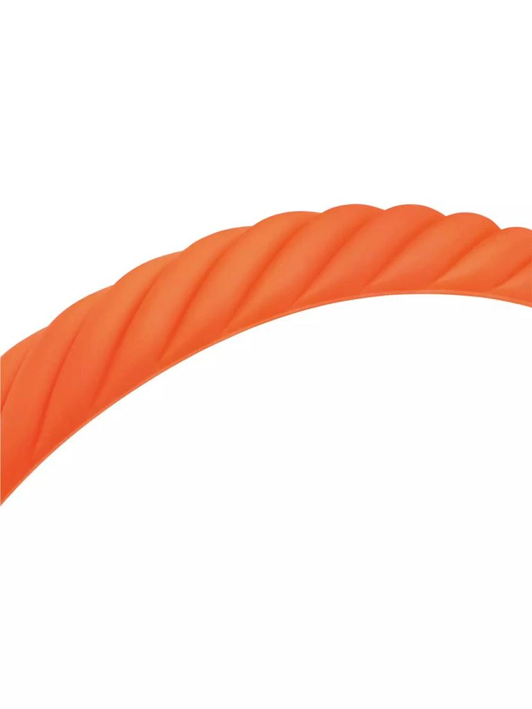 David Yurman Cable Bracelet in Orange Rubber, 10MM 4
