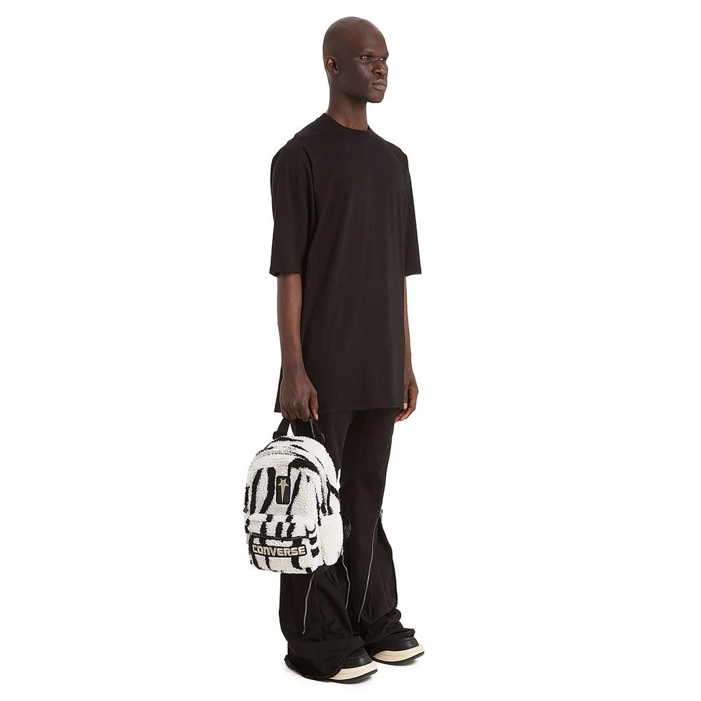 Rick Owens Go Lo Backpack (Pearl/Black) 2