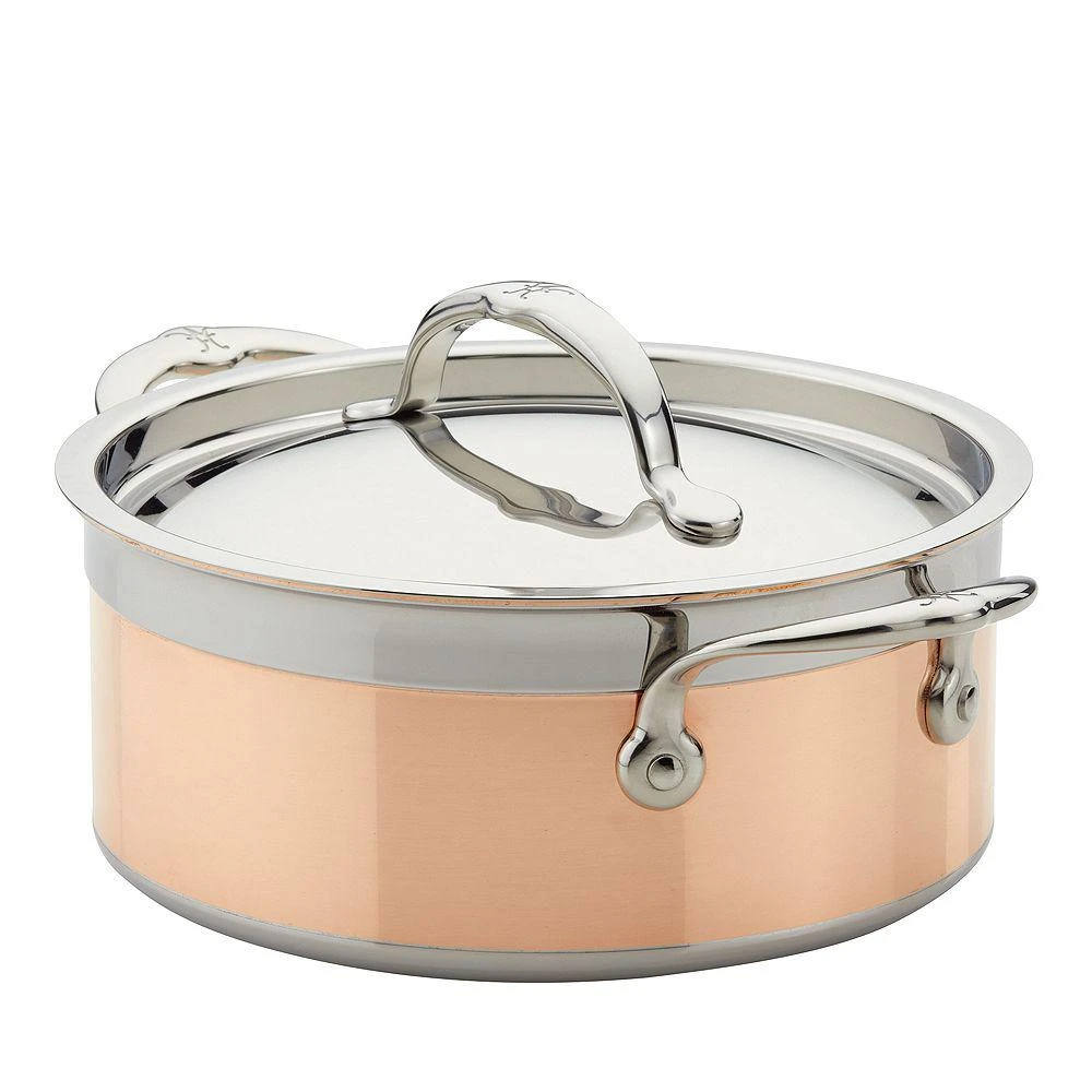 Hestan CopperBond® 3-Quart Induction Copper Soup Pot with Lid 1