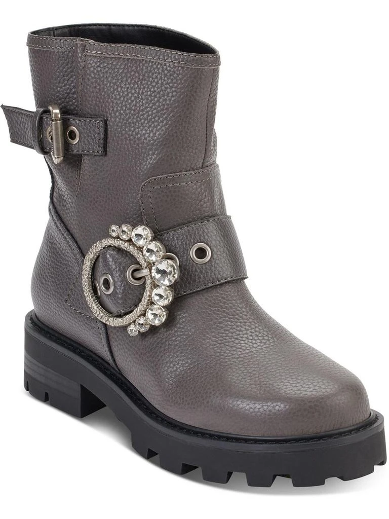 Karl Lagerfeld Paris Marceau  Womens Leather Embellished Ankle Boots 5