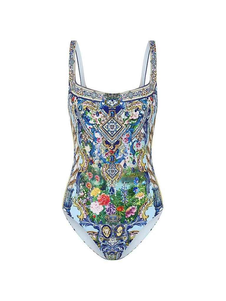 Camilla Squareneck Underwire One-Piece Swimsuit 1