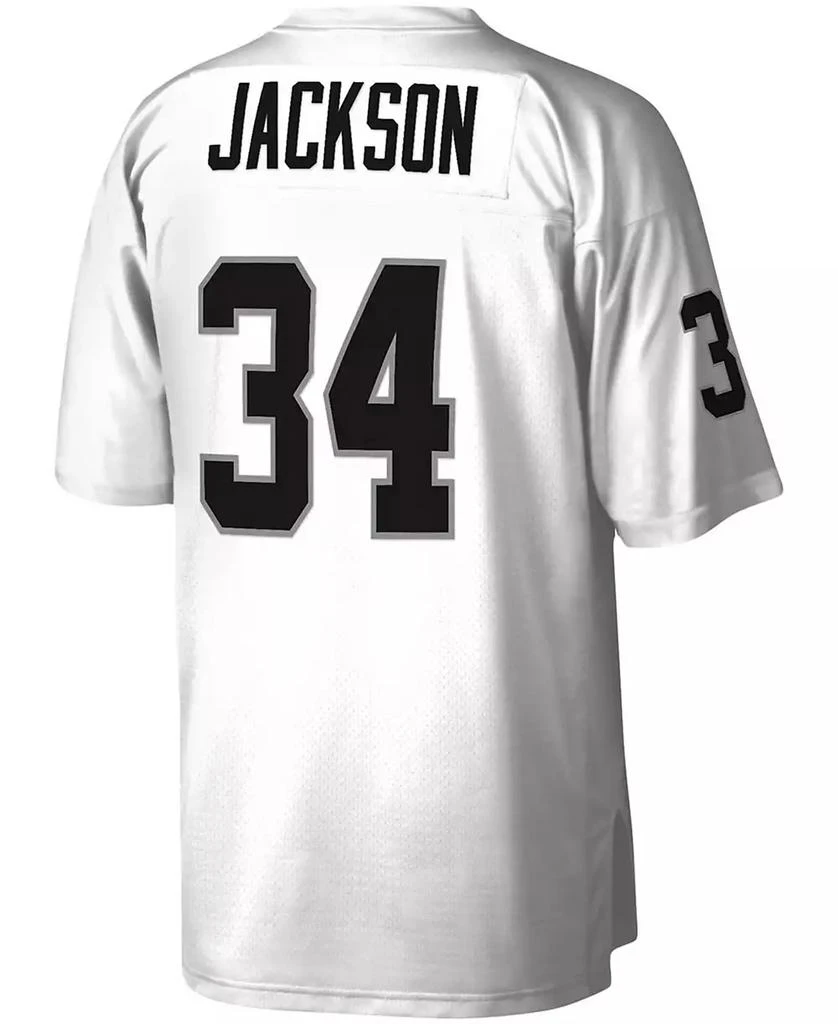 Mitchell and Ness Men's Bo Jackson White Las Vegas Raiders Legacy Replica Jersey 3