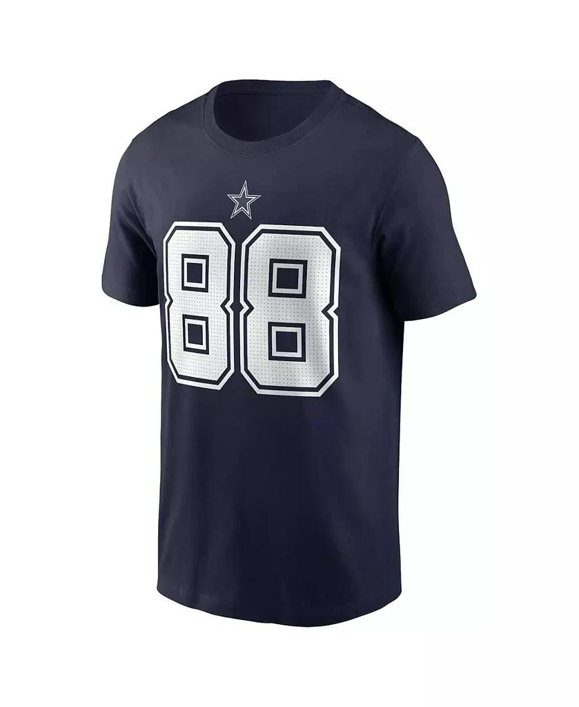 NIKE Men's CeeDee Lamb Navy Dallas Cowboys Player Name and Number T-shirt 3