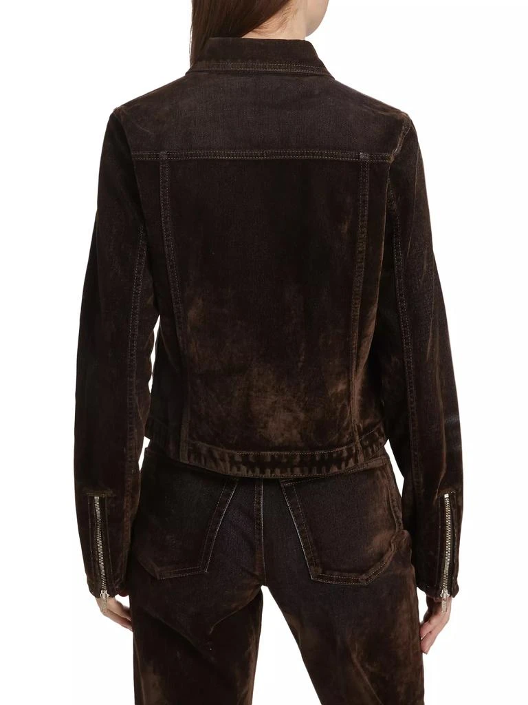 Re/Done Zip Cotton Slim-Fit Jacket 5