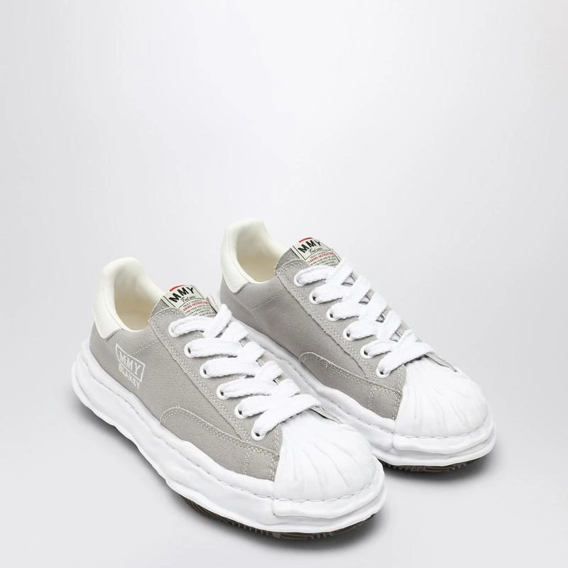 Maison MIHARA YASUHIRO Light grey canvas Blakey low-top sneakers 2