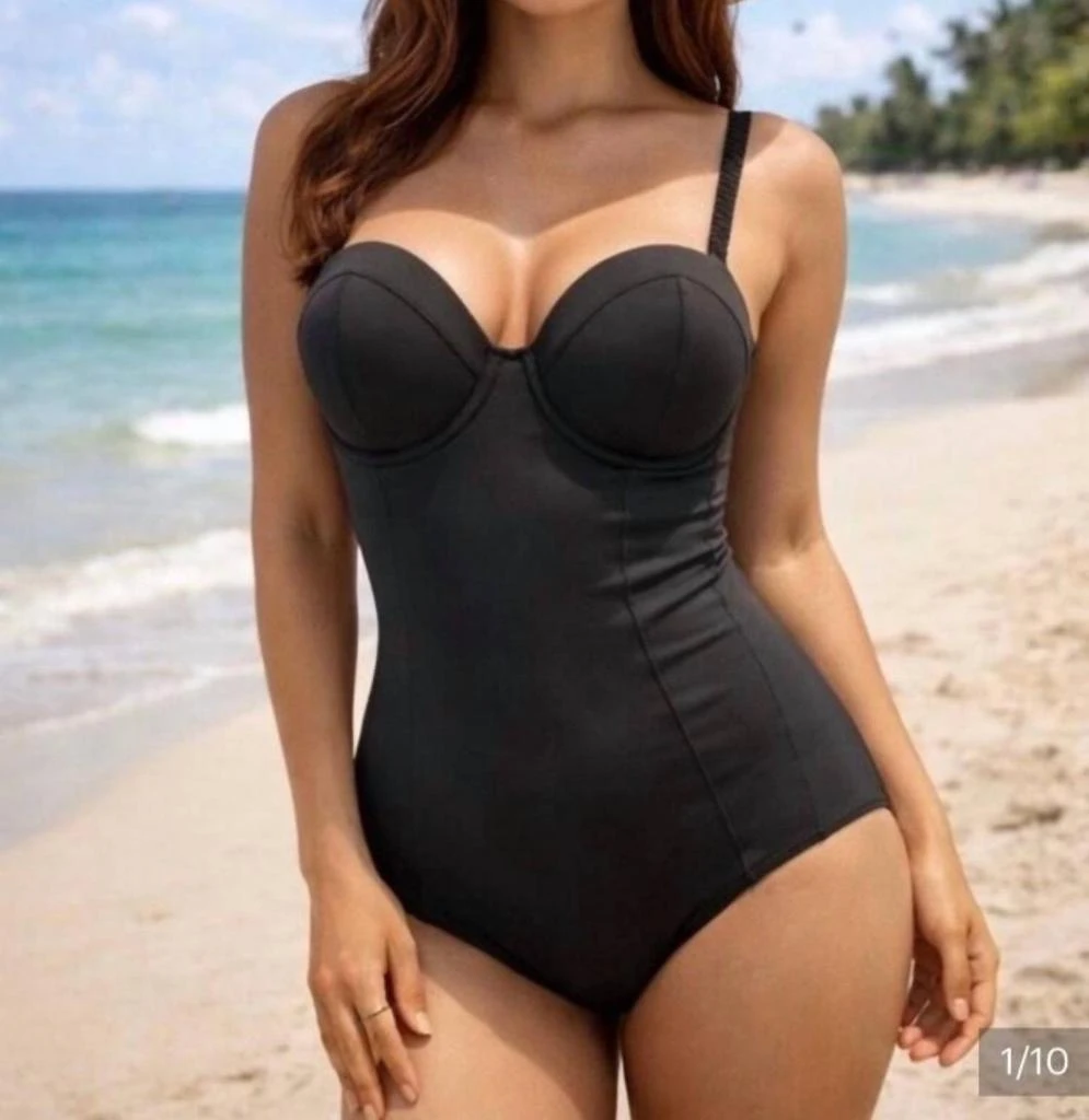 Ta3 Ta3 - One Piece Sculpting Swim Bodysuit