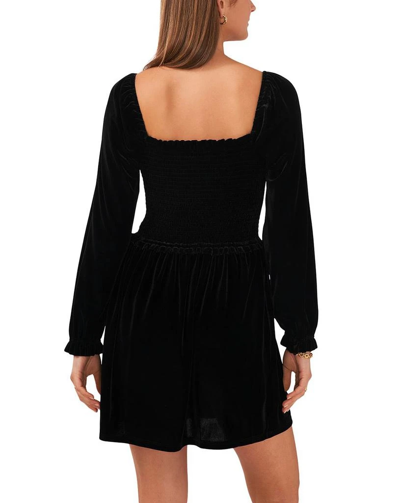 1. State Smocked Velvet Dress 3