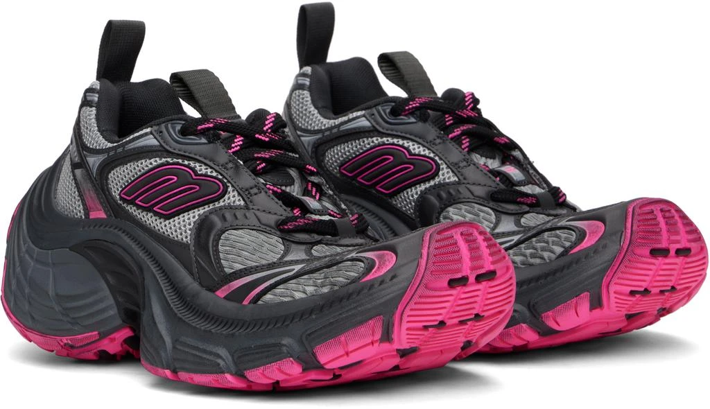 Balenciaga Black & Pink 10XL Sneakers 4