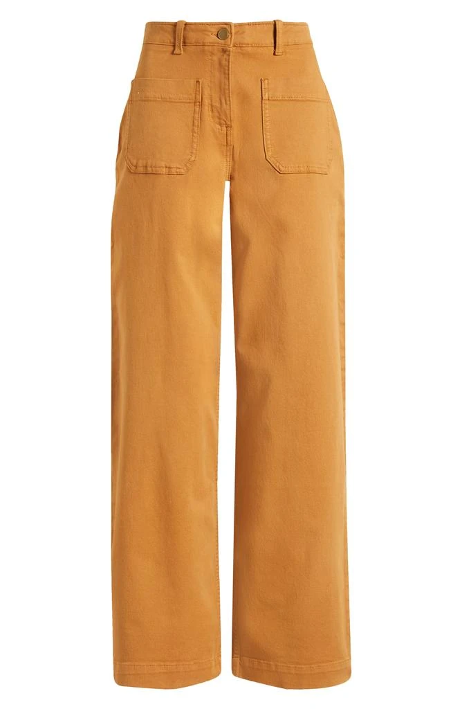 Caslon Ultra High Waist Patch Pocket Wide Leg Pants 5