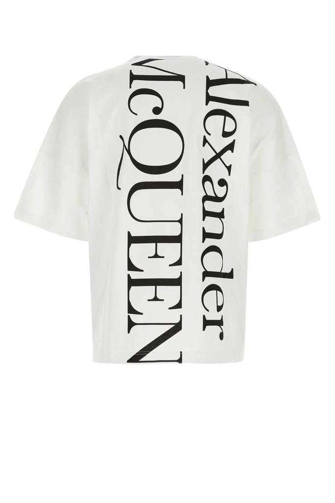 Alexander McQueen Alexander McQueen Logo Printed Oversize-Fit T-Shirt 2