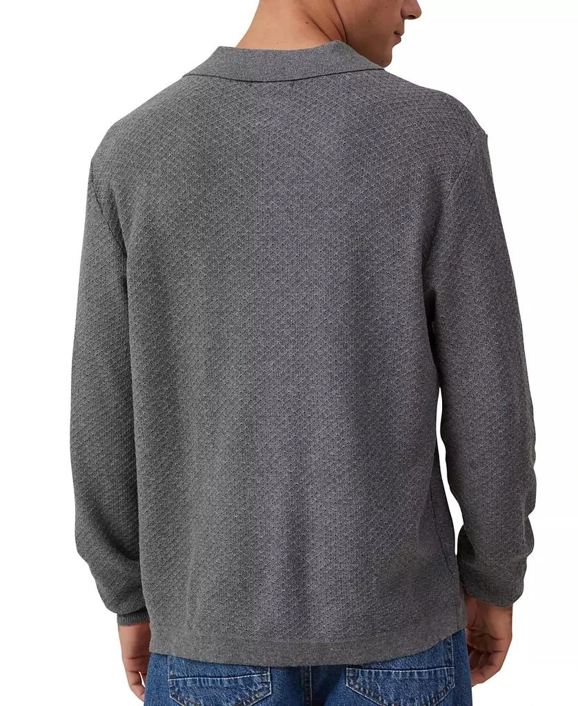 Cotton On Men's Jimmy Long Sleeve Polo 2