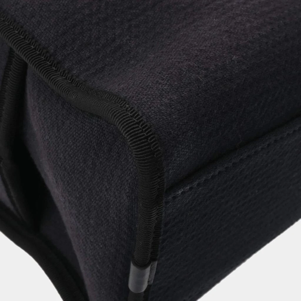Chanel Chanel Black Canvas Medium Deauville Tote Bag 12